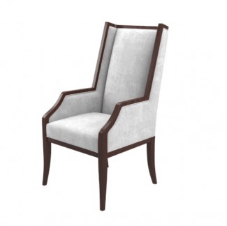 Giselle fully Upholstered Hospitality Commercial Restaurant Lounge Hotel wood dining arm chair